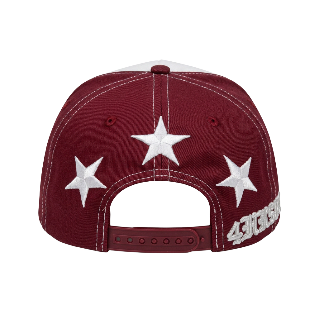 RED BLOOD - GORRA ROJA Y BLANCA STREETWEAR