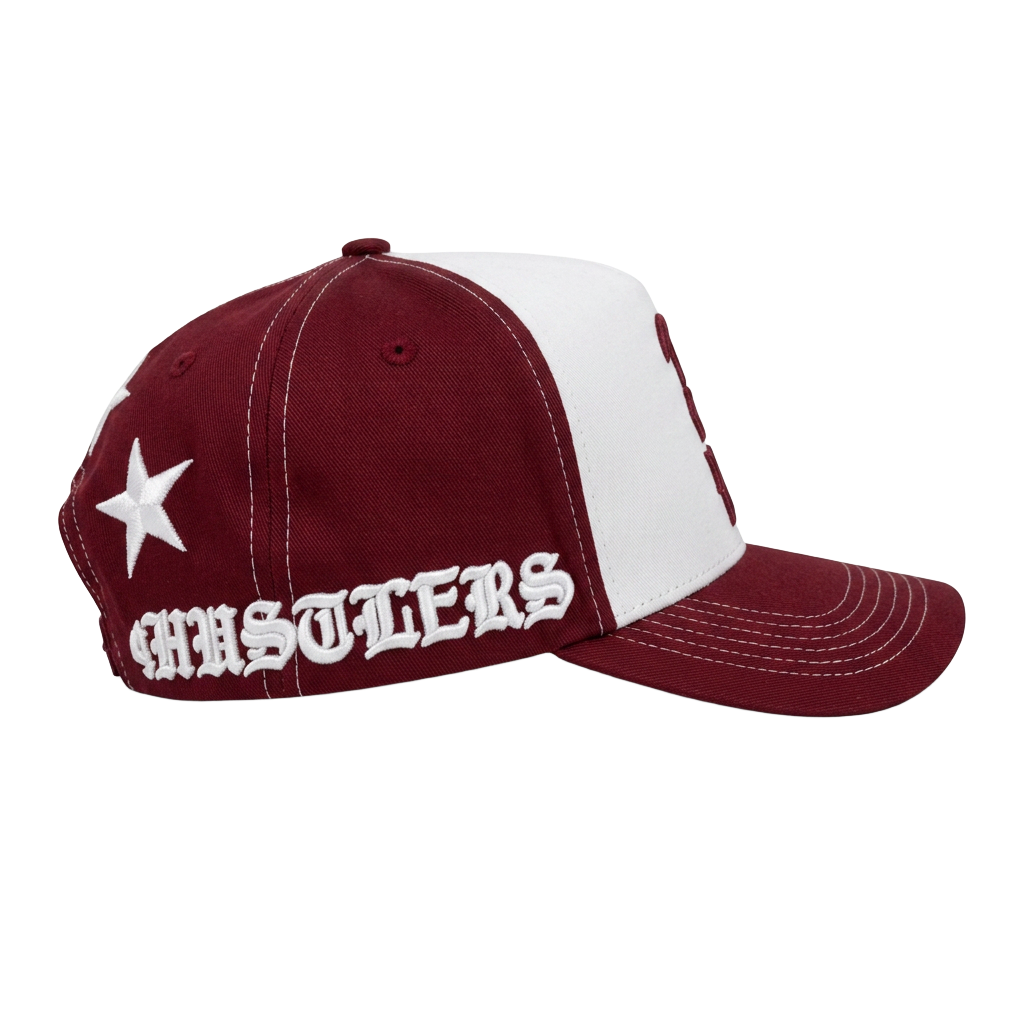 RED BLOOD - GORRA ROJA Y BLANCA STREETWEAR